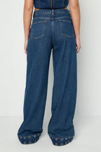 Eyelet Statement Jeans