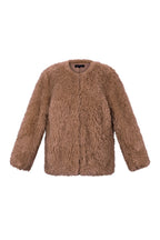 Geweven Polyestervezel Vrouwen Jas Elegant Solide Kleur Herfst/Winter