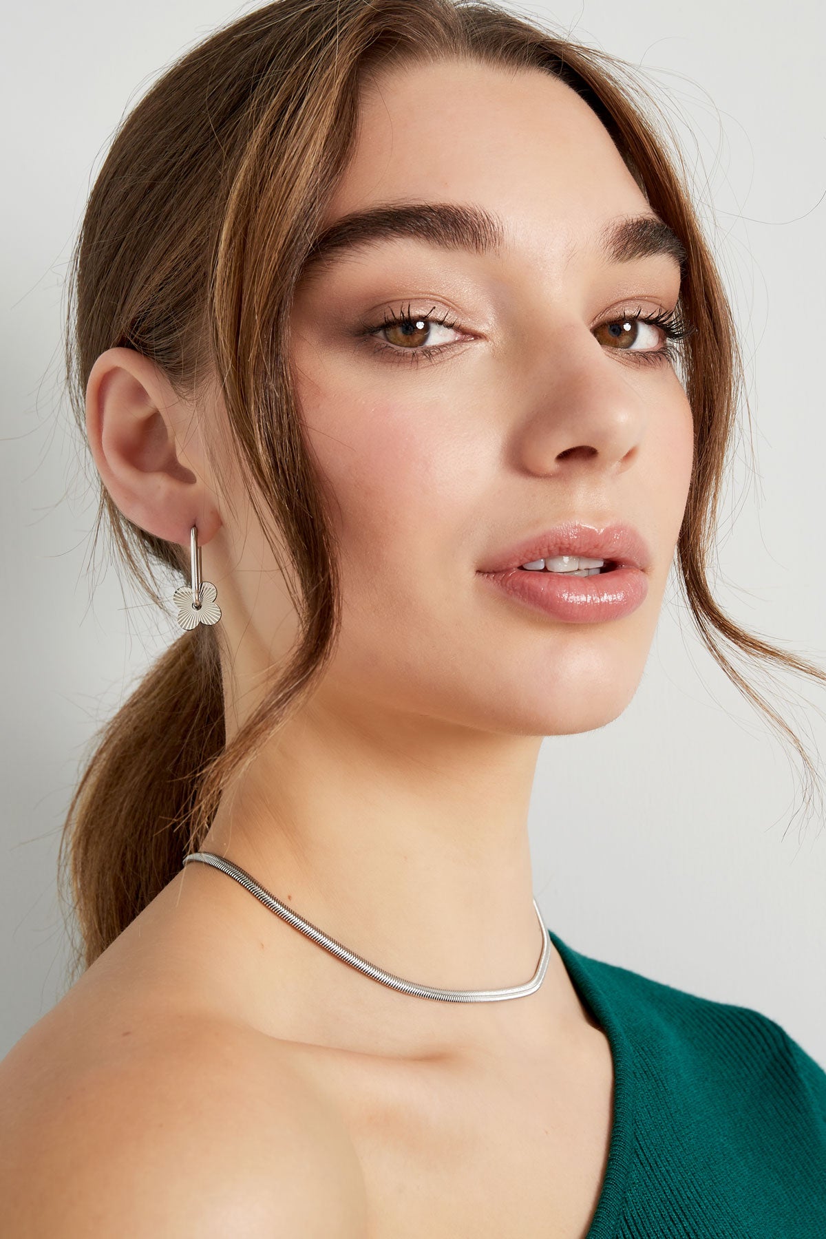 Ketting Plat Met Print
