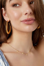 Simpele Ketting Met Hartjes Hangers
