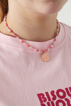 Beaded Rose Ketting 