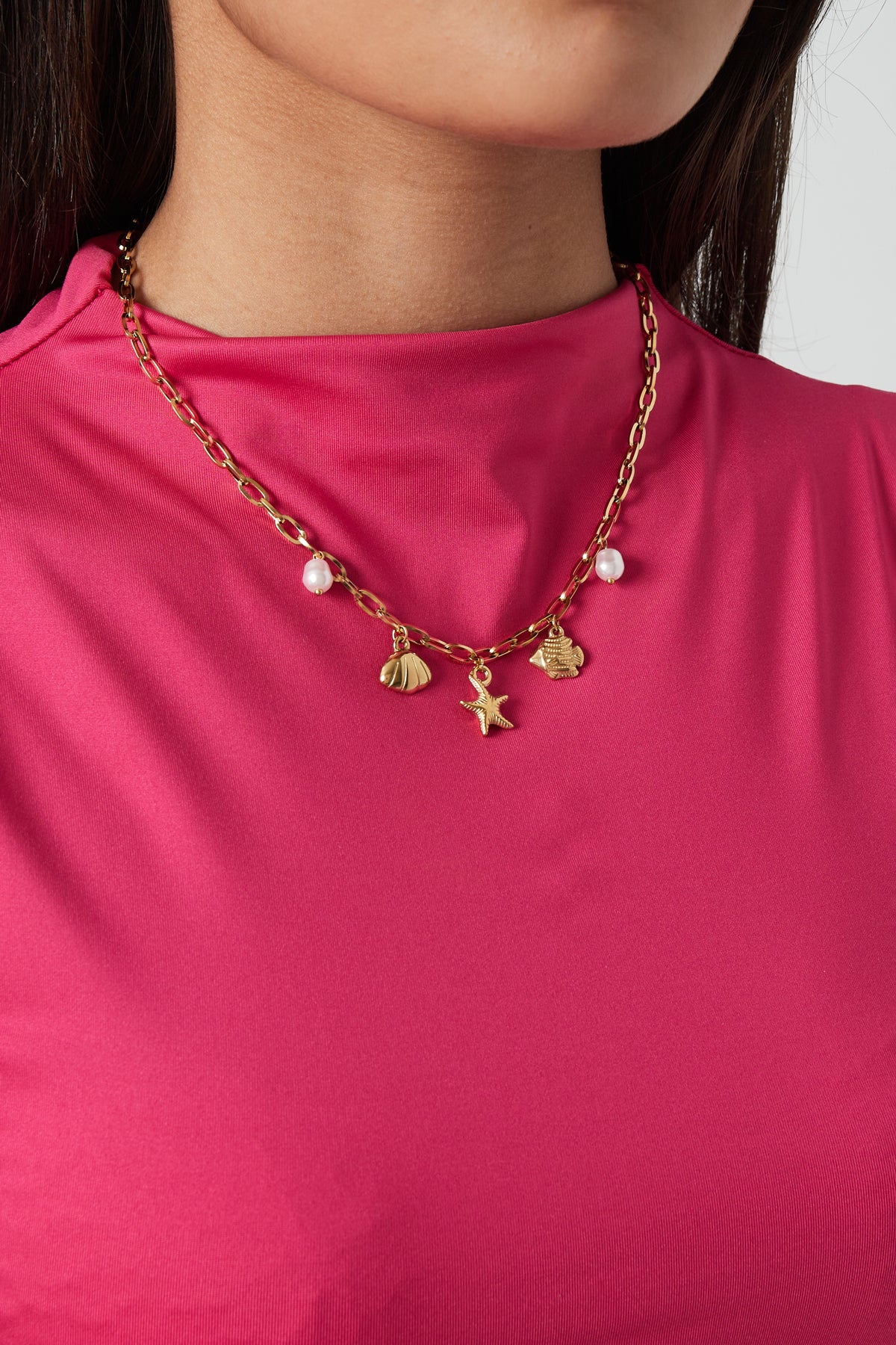 Korte Ketting Met Strandbedels