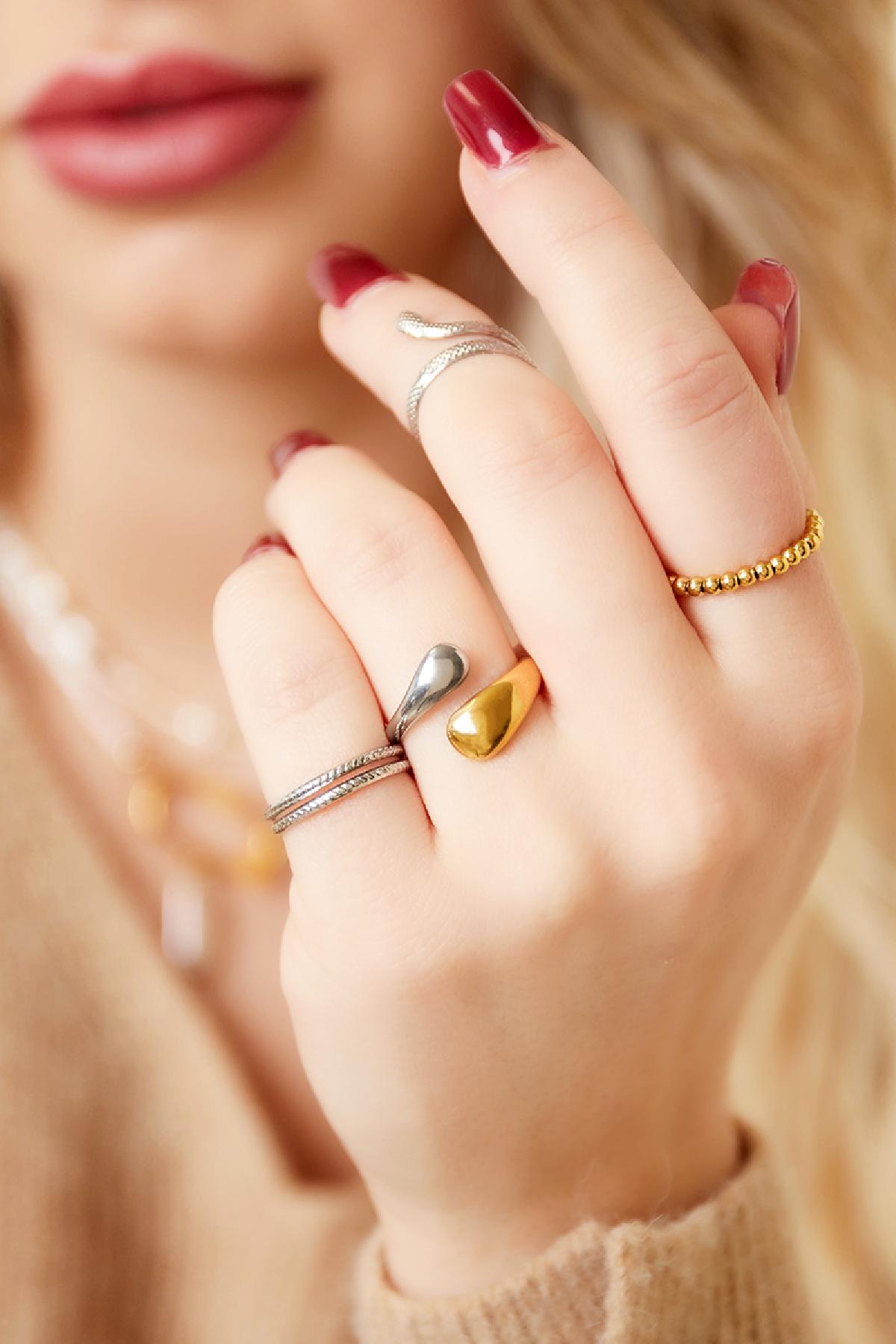 Tweekleurige Ring