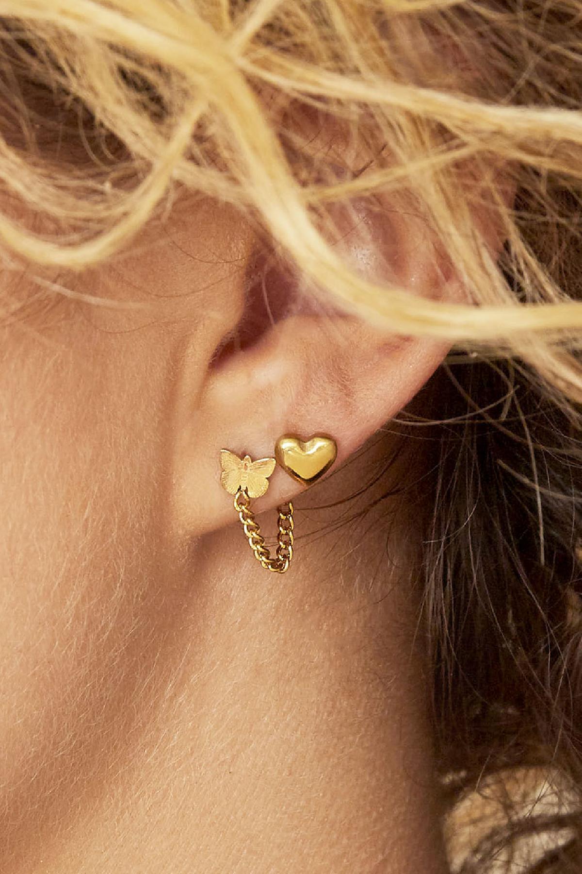 Oorbellen Bold Heart 