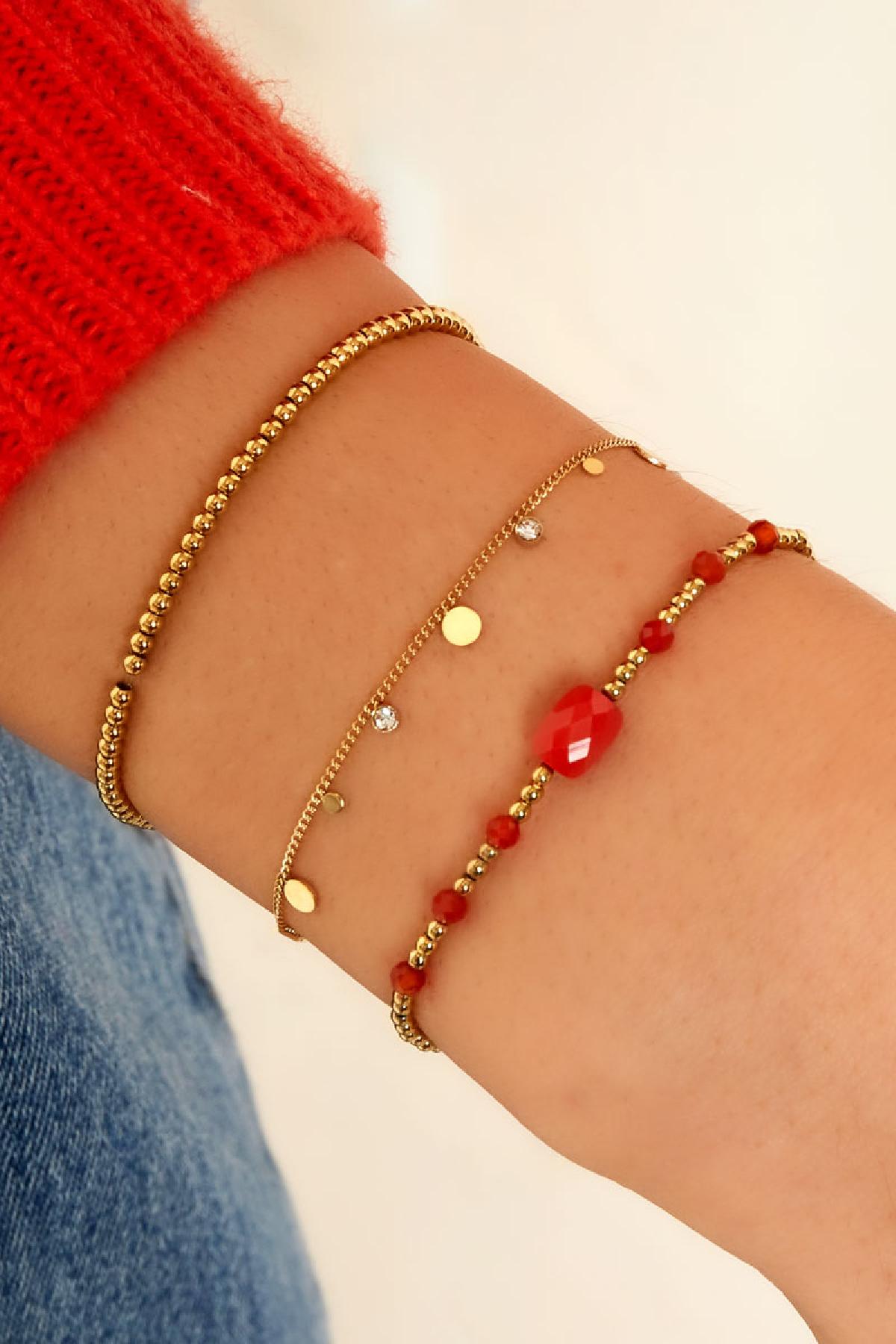 Armband Simpel Met Strass Details