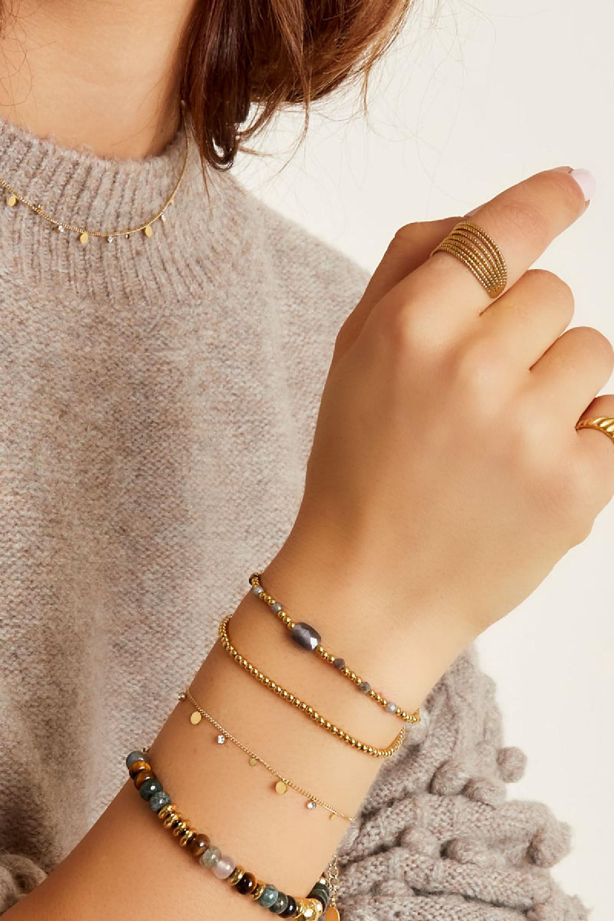 Armband Simpel Met Strass Details