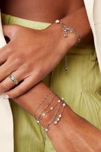 Armband Drie Lagen Gekleurde Details 