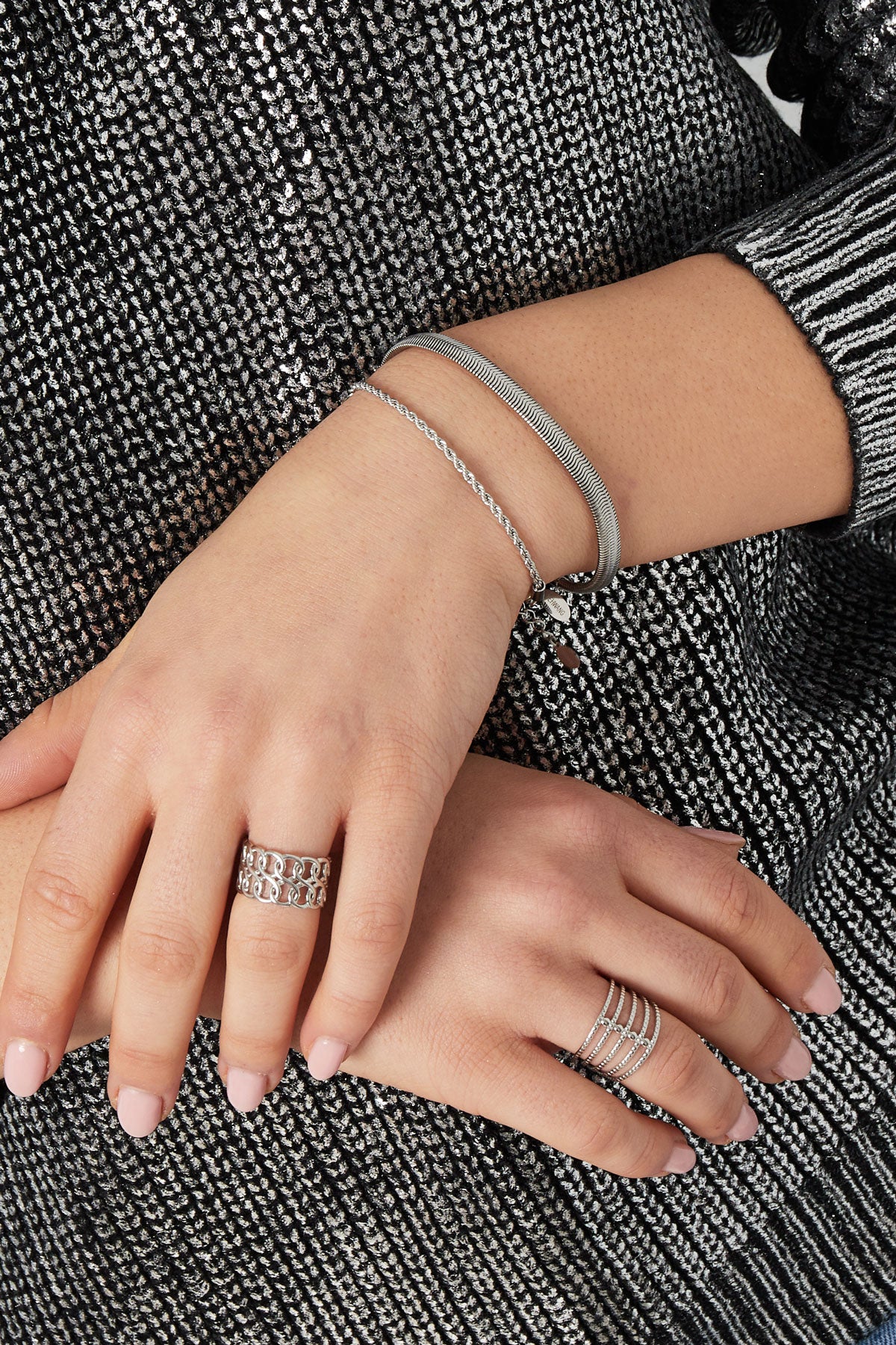 Armband Plat Grof 