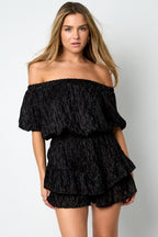 Geweven Polyestervezel Vrouwen Body Casual Solide Kleur Ruchesrand