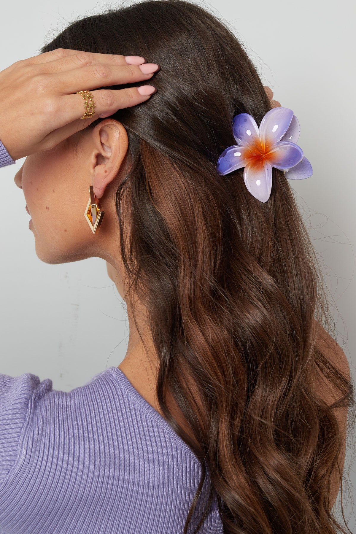 Haarclip Hawaii Bloem