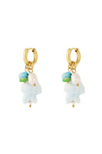 Oorbellen Met Vis En 2 Parels