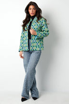 Boho Stijlvol Groen Rayon Jasje