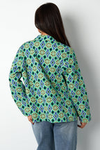 Boho Stijlvol Groen Rayon Jasje