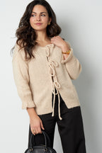 Korte Mouwen Tops Oversized Met Sluiting