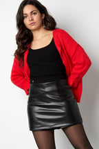 All Fit PU Minirok