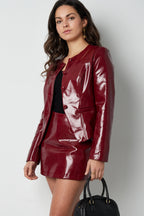 All Fit PU Minirok