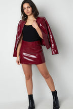 All Fit PU Minirok