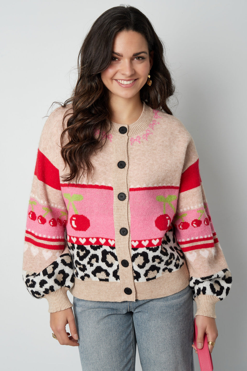 Gebreide Vrouwen Cardigan Herfst/Winter Kleurblok