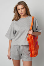 Katoen Vrouwen T-shirt Oversized