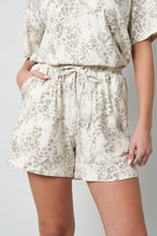 Shorts Trekkoord Elastische Taille