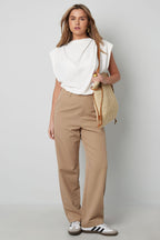 Wide Leg Bodysuit Spring/Summer Comfort Fit