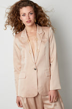 Satin Look Blazer Deel 