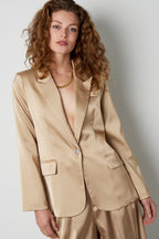 Satin Look Blazer Deel 