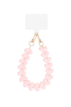 Acryl Hart Telefoonketting