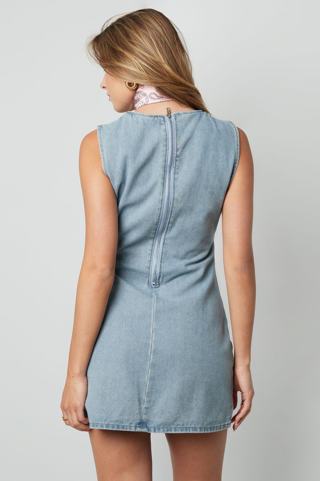 Mini Jurk Mouwloos Bodycon