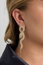 Elegante Slang Zirkoon Oorbellen