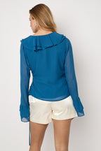 Longsleeve Met Ruches