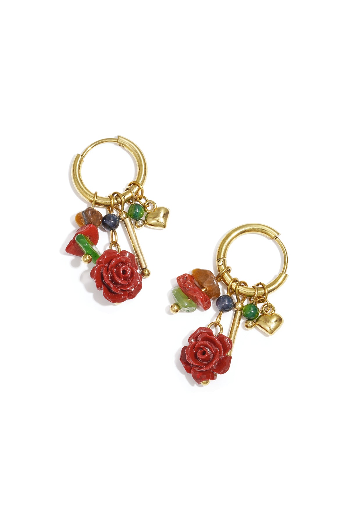 Oorbellen Met Bloemenmotief