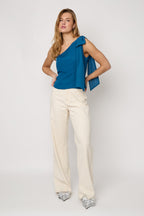 Off-Shoulder Top Met Strik