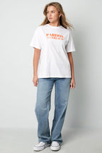 T-shirt Casual Letters