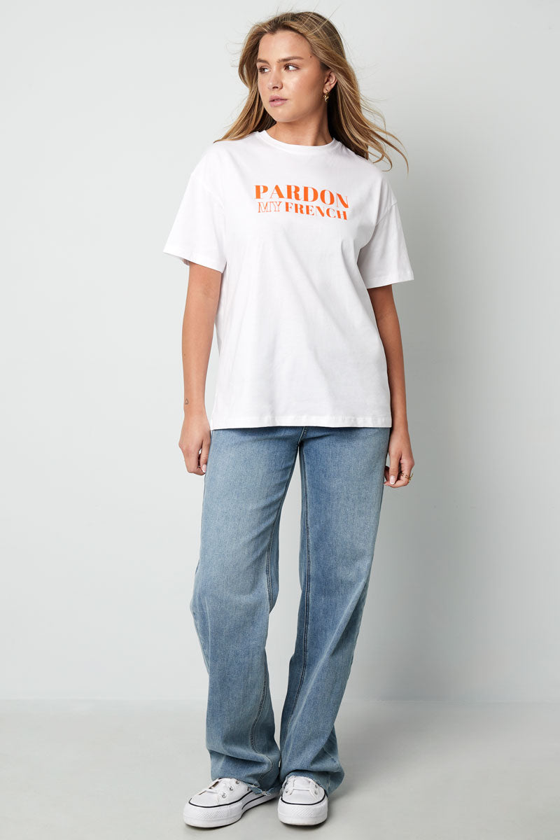 T-shirt Casual Letters