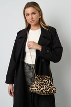 Leopardenprint Schoudertas