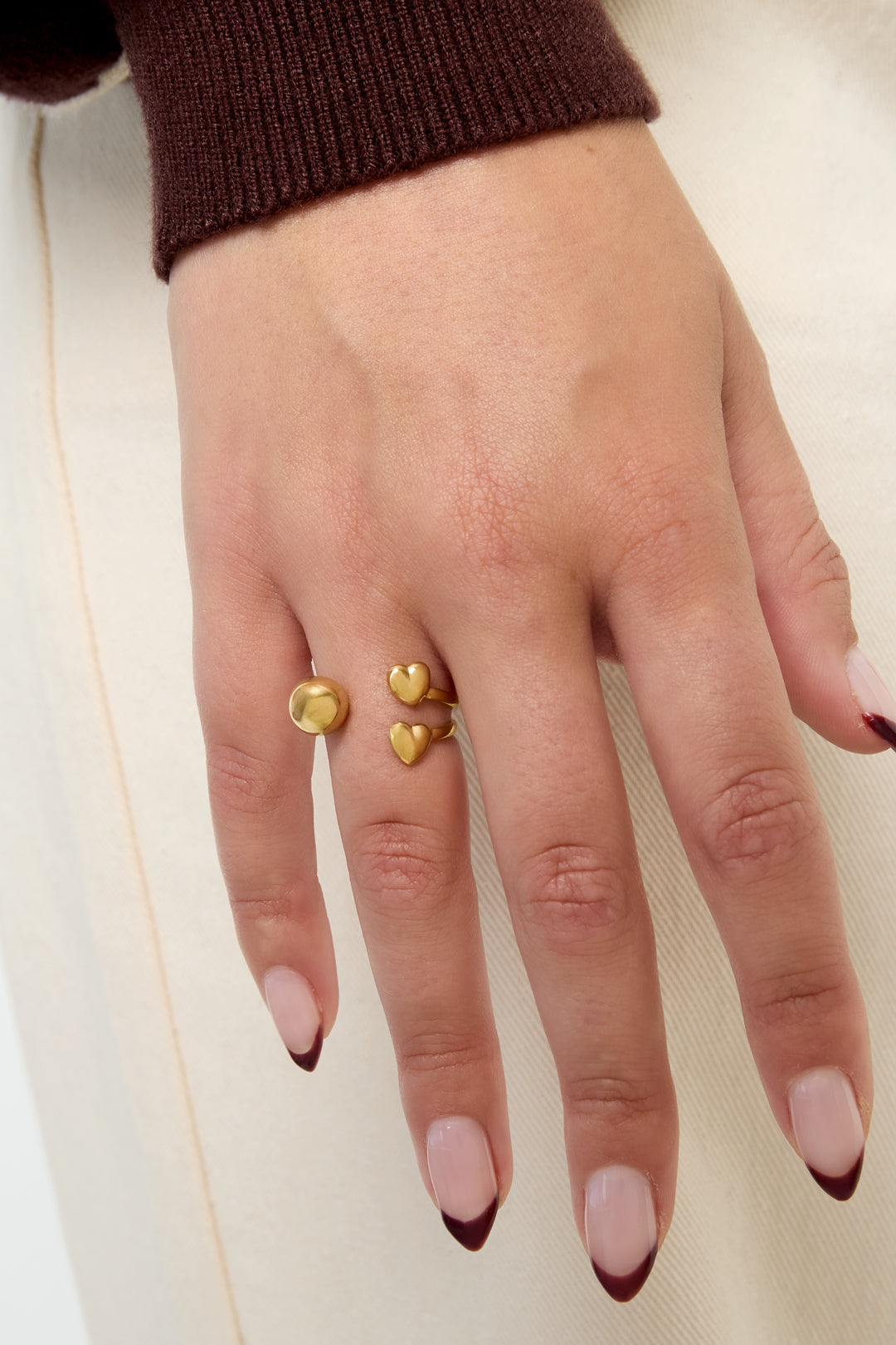 Minimalistische Ringen Hart