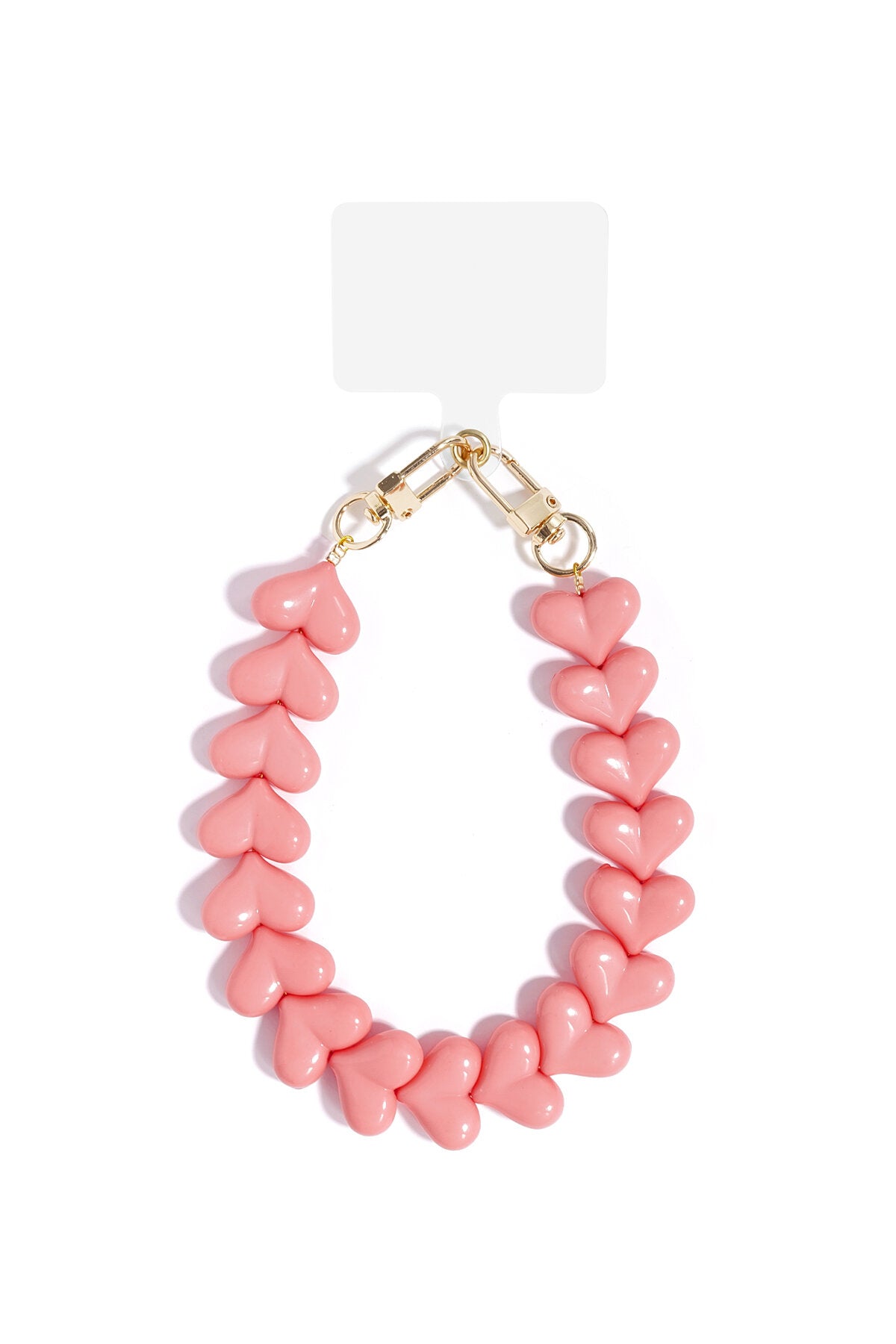 Acryl Hart Telefoonketting