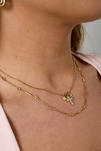 Ketting Met Kruis En Ster Charms