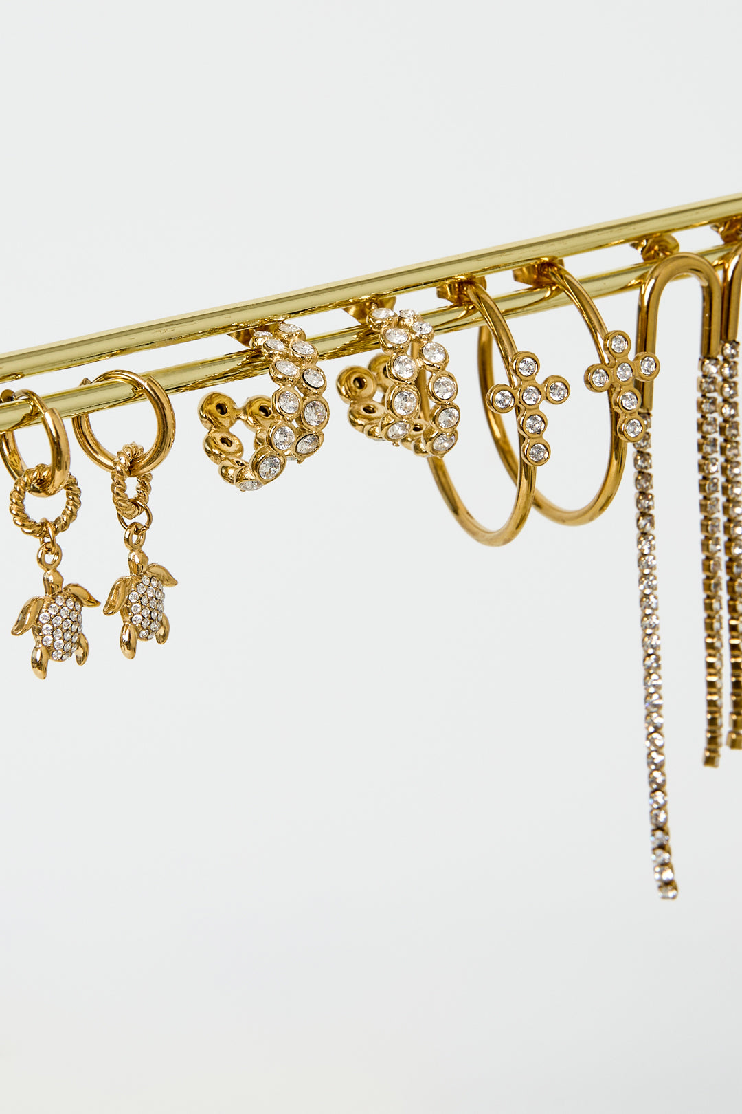 Stijlvolle Strass Oorringen