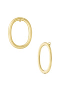 Oval Hoop Oorbellen
