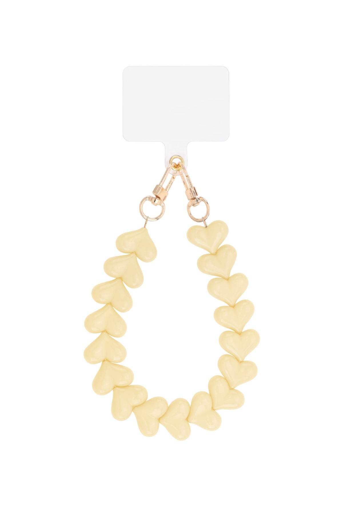 Acryl Hart Telefoonketting