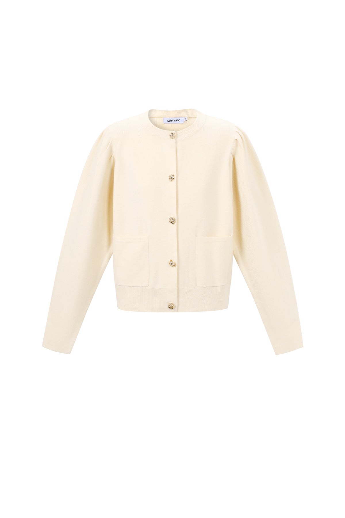 Gebreide Cardigan Casual Solide Kleur