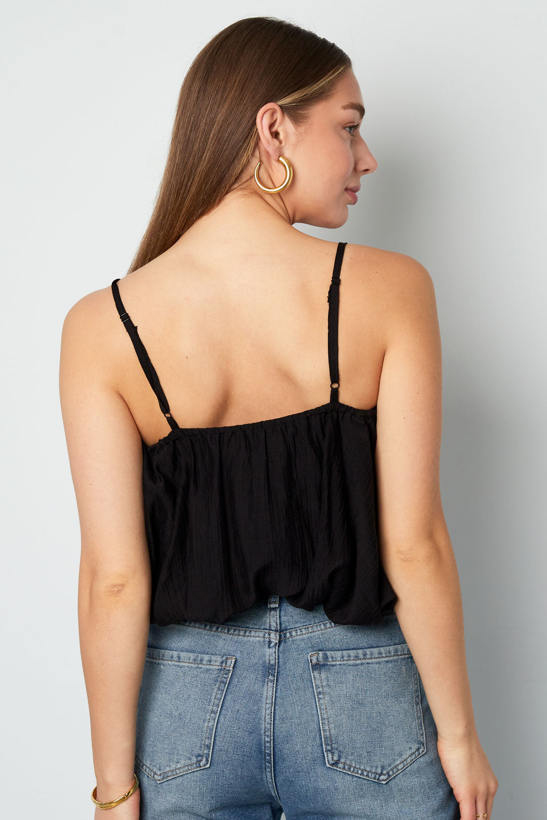Mouwloze Top Solide Kleur