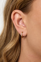 Kleine Oorringen Met Steentjes