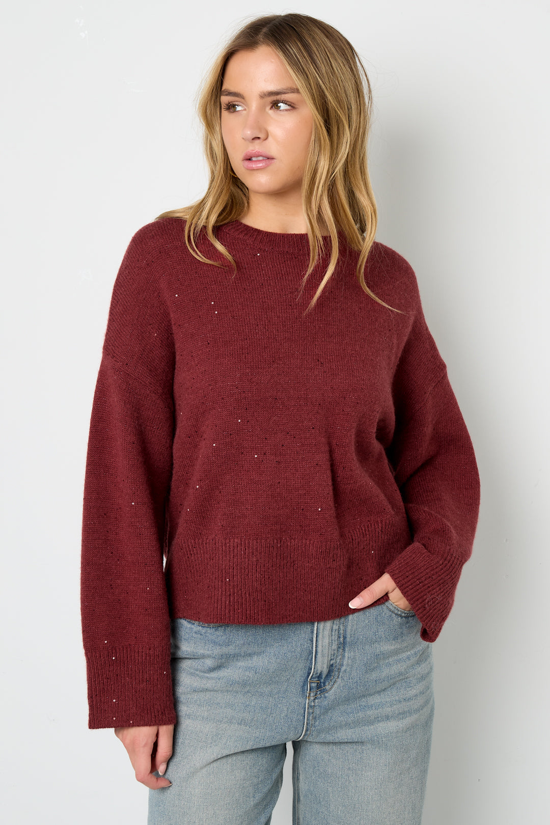 Gebreide Polyestervezel Vrouwen Truien
