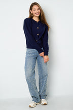 Gebreide Cardigan Casual Solide Kleur