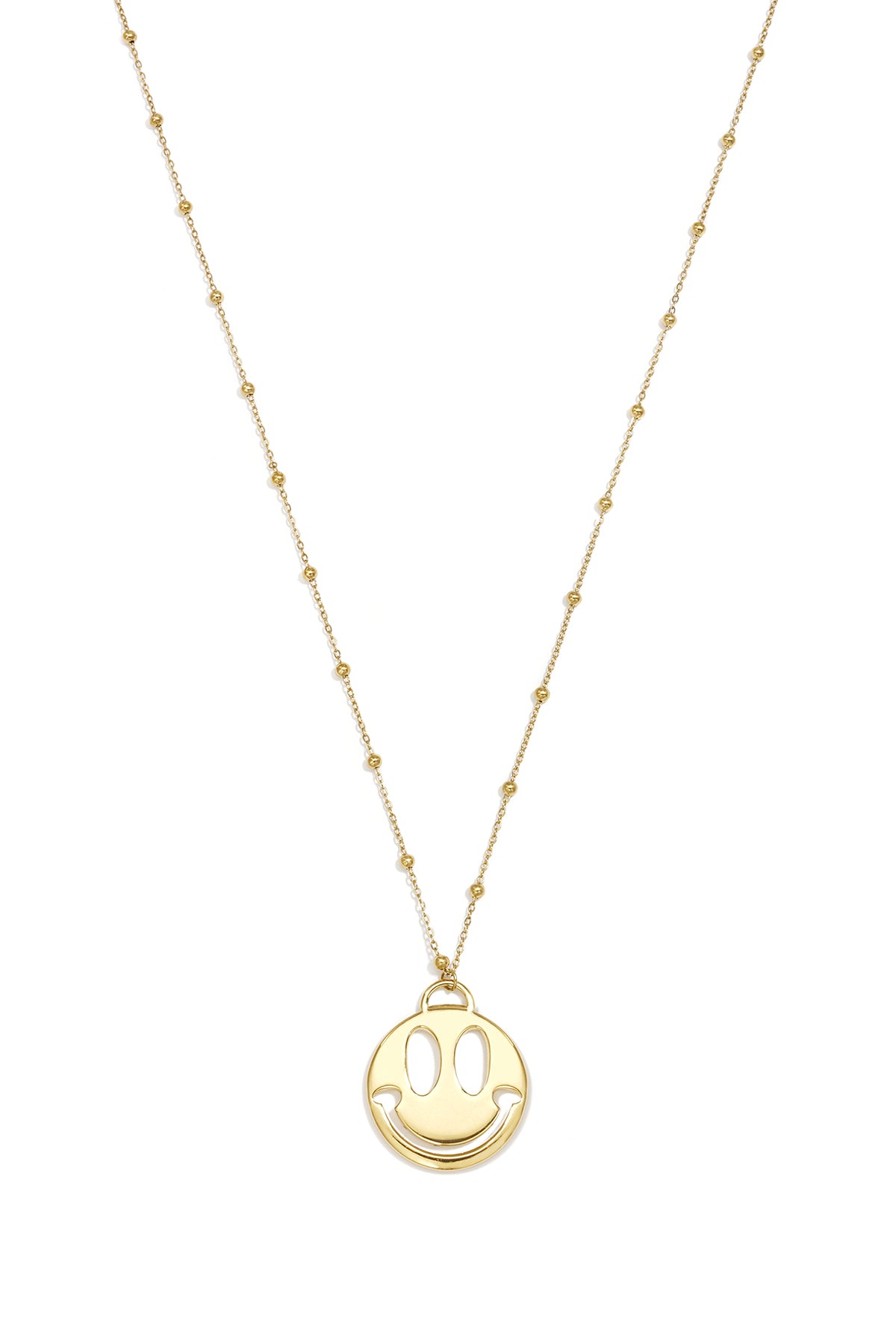 Lange Ketting Met Lachend Gezichtje