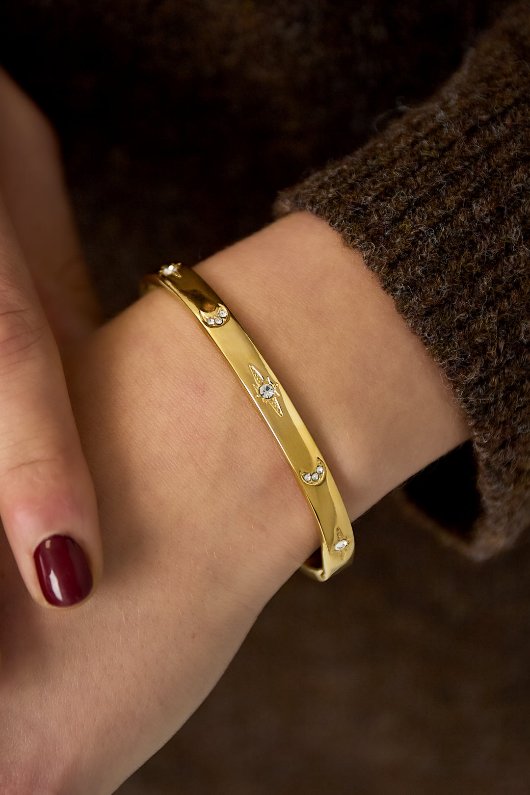 Armbanden Van Roestvrij Staal Met Stippen