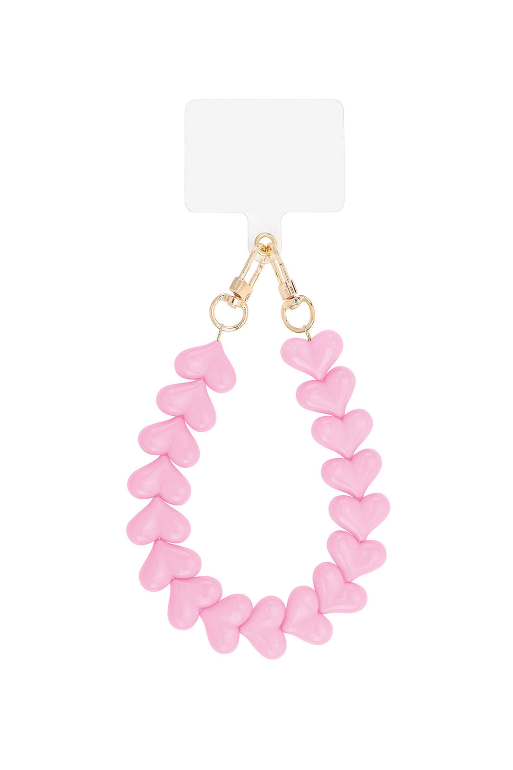 Acryl Hart Telefoonketting